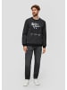 s.Oliver Sweatshirt langarm in Schwarz