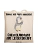 Mr. & Mrs. Panda Einkaufstasche Chemielaborant Leidenschaft mit ... in Creme