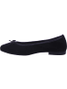 Tamaris Ballerinas in BLACK SUEDE