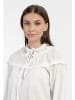 DreiMaster Vintage Damen Bluse in Wollweiss