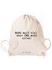 Mr. & Mrs. Panda Jutebeutel MAMA weiß viel, aber... mit Spruch in Creme