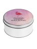 Mr. & Mrs. Panda Teedose Flamingo Classic mit Spruch in Aquarell Pink