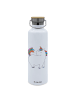 Mr. & Mrs. Panda metall trinkflasche Einhorn Stolzieren ohne Spruch in Weiß