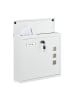 relaxdays Briefkasten in Weiß - (B)35 x (H)33 x (T)12 cm