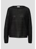 s.Oliver Strickpullover langarm in Schwarz