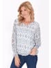 usha FESTIVAL Women Blouse in Sky Blue