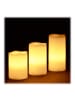 relaxdays 6x LED Kerzen in Creme