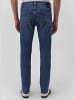 Mavi Jeans Jeans Skinny Fit Dunkle Waschung 5-Pocket Reißverschluss in Blau