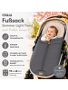 fillikid Babyfußsack Sommer Light Trend 95x50 cm Exklusiv in Grau