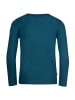 Trollkids Longsleeve "Stavanger" in Petrolblau/Grün