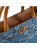 Liu Jo Sira Shopper Tasche L 40 cm in denim flowers