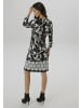 Aniston SELECTED Jerseykleid in schwarz-wollweiß