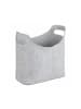 relaxdays Kaminholztasche in Grau - (B)40 x (H)39,5 x (T)23 cm