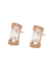 gaya Women Earrings in Rose Gold White