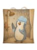 Mr. & Mrs. Panda Tasche Pinguin Duschen Design ohne Spruch in Weiß