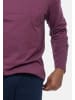 Ammann Schlafanzug Night & Home Cotton in Dunkelblau / rot
