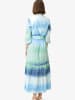 Noa Noa Kleid LiannNN in Print Blue-Green-Aqua