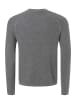 Timezone Pullover SPIRAL KNIT CREWNECK in Grau