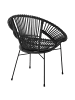 Beliani Esszimmerstuhl SARITA in Schwarz - (W) 70 x (H) 80 x (L) 48 cm