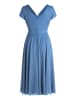 Vera Mont Cocktailkleid im Glitzer-Look in Silver/Light Blue