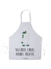 Mr. & Mrs. Panda Grillschürze Einhorn Joker mit Spruch in Weiß