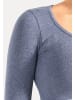 SMILODOX Longsleeve Miriel in Dunkelblau