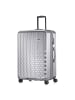 Pack Easy Flow 4 Rollen Trolley L 75 cm mit Dehnfalte silver