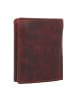 Greenburry Rugged Geldbörse RFID Schutz Leder 8.5 cm brown