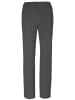 GOLDNER Kurzgröße:  Bügelfaltenhose mit Melange-Effekt in grau
