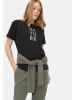 Camel Active T-Shirt aus reiner Baumwolle in Kaviar
