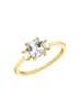 Amor Ring Silber 925, 18ct gelbvergoldet in Gold