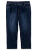 sheego Caprijeans in dark blue Denim