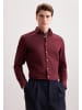 Seidensticker Flanellhemd Slim in Rot