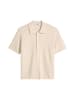 Marc O'Polo DENIM DfC Strickshirt regular im Polostil in White Blush