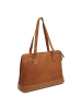 The Chesterfield Brand Elvar Shopper Tasche Leder 38 cm Laptopfach cognac