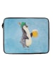 Mr. & Mrs. Panda Laptop Tasche Pinguin Bier ohne Spruch in Eisblau