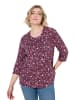 Ulla Popken Shirt in dunkle beere