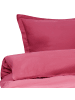 Beliani 3-tlg Bettwäsche-Set PARKROSE in Rot