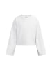 DreiMaster Damen Oversize Sweatshirt in Wollweiss