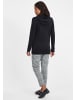 Oxmo Strickpullover OXCable in Schwarz
