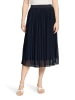 Betty Barclay Plisseerock mit Gummizug in dunkelblau