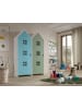 58 aufm Kessel REGALSCHRANK Set Kania 115x37x171 MDF Weiß /Bunt
