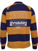 Hummel Longsleeve "Loose Striped Polo Longsleeve" in Blau