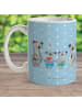 Mr. & Mrs. Panda Kindertasse Koala Familie zwei ohne Spruch in Blau Pastell