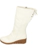 Comfortabel Freizeit Stiefel in offwhite