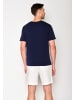 GreenBomb T-Shirt Nature Sea Vibes in Marineblau