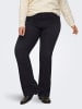 ONLY Carmakoma Flared fit jeans in Washed Black