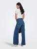 ONLY Jeans mit weitem Bein in Medium Blue Denim