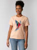 wat? Apparel T-Shirt Papagei in Fraiche Peche