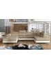 MF Design Rodri Recamiere Rechts in Beige -  (L) 202 x (B) 345 x (H) 90 cm
